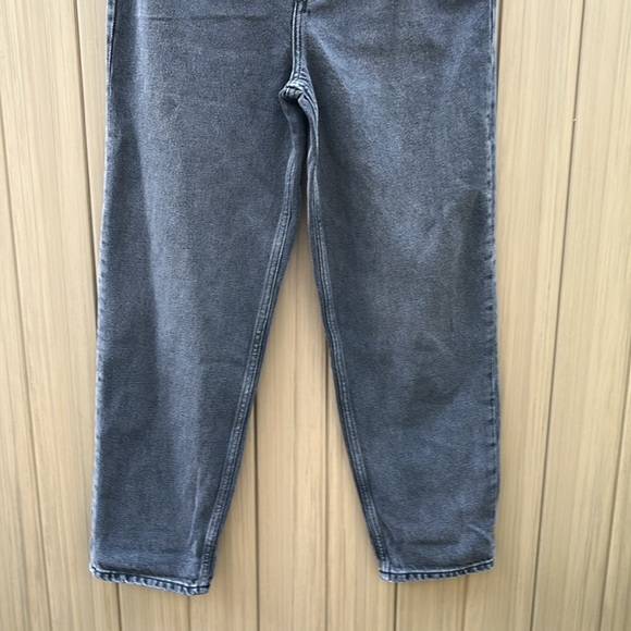 Triarchy Baggy Denim Jeans sz 27  Button Fly Charcoal Wash Hip Hop High Rise New - Picture 3 of 14